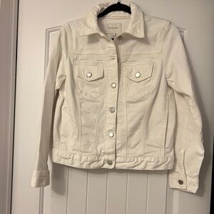 Banana Republic cream Jean jacket